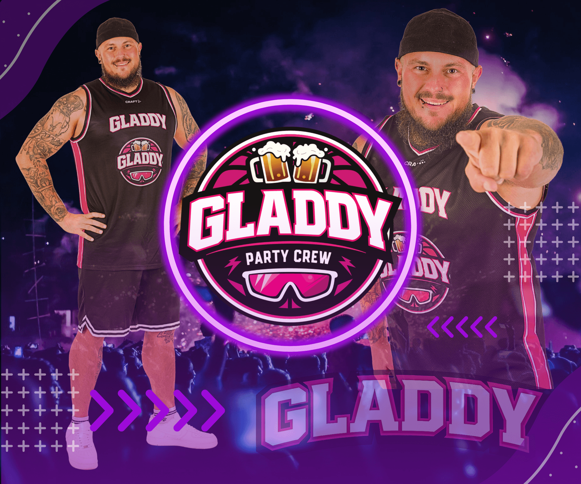 GLADDY Party Crew Mousepad